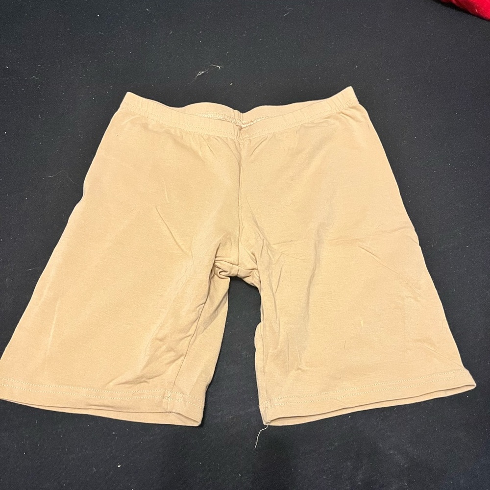 Women's Tan Bike Shorts